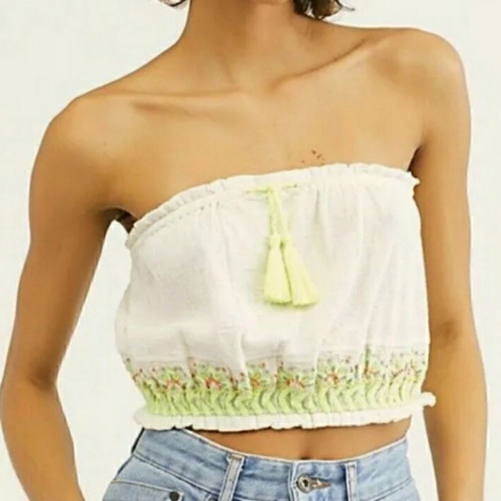 Free People No More Tiers Crop Top